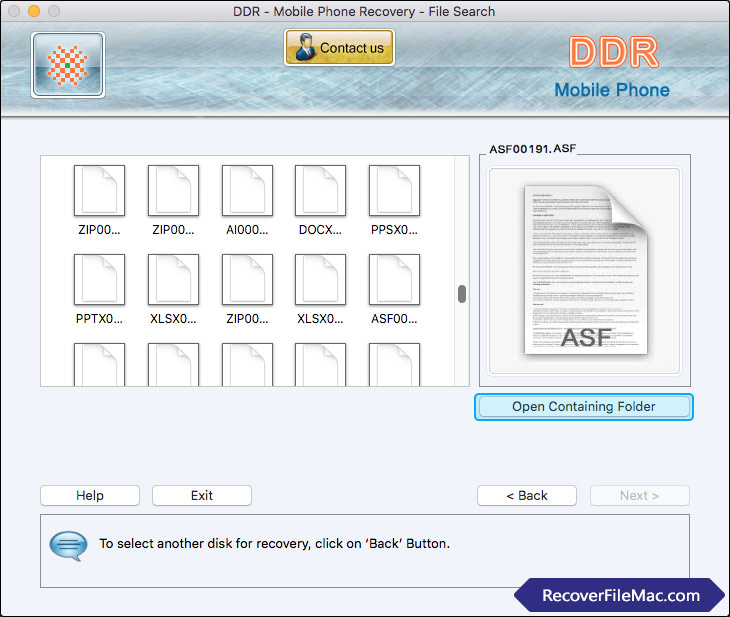 Recovered Files Recovered Files